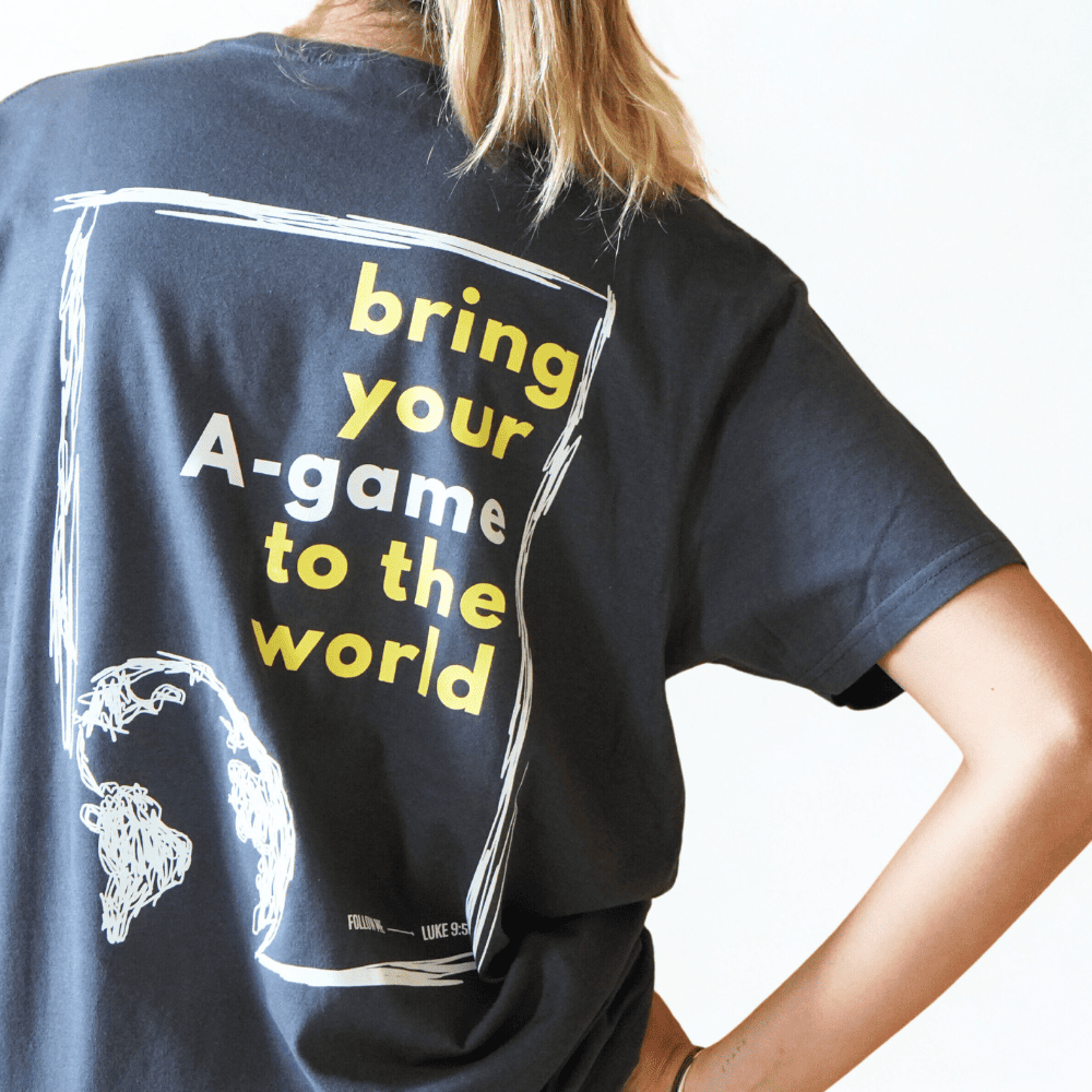 Camiseta AMDG · Bring you A-Game to the world - Imagen 5
